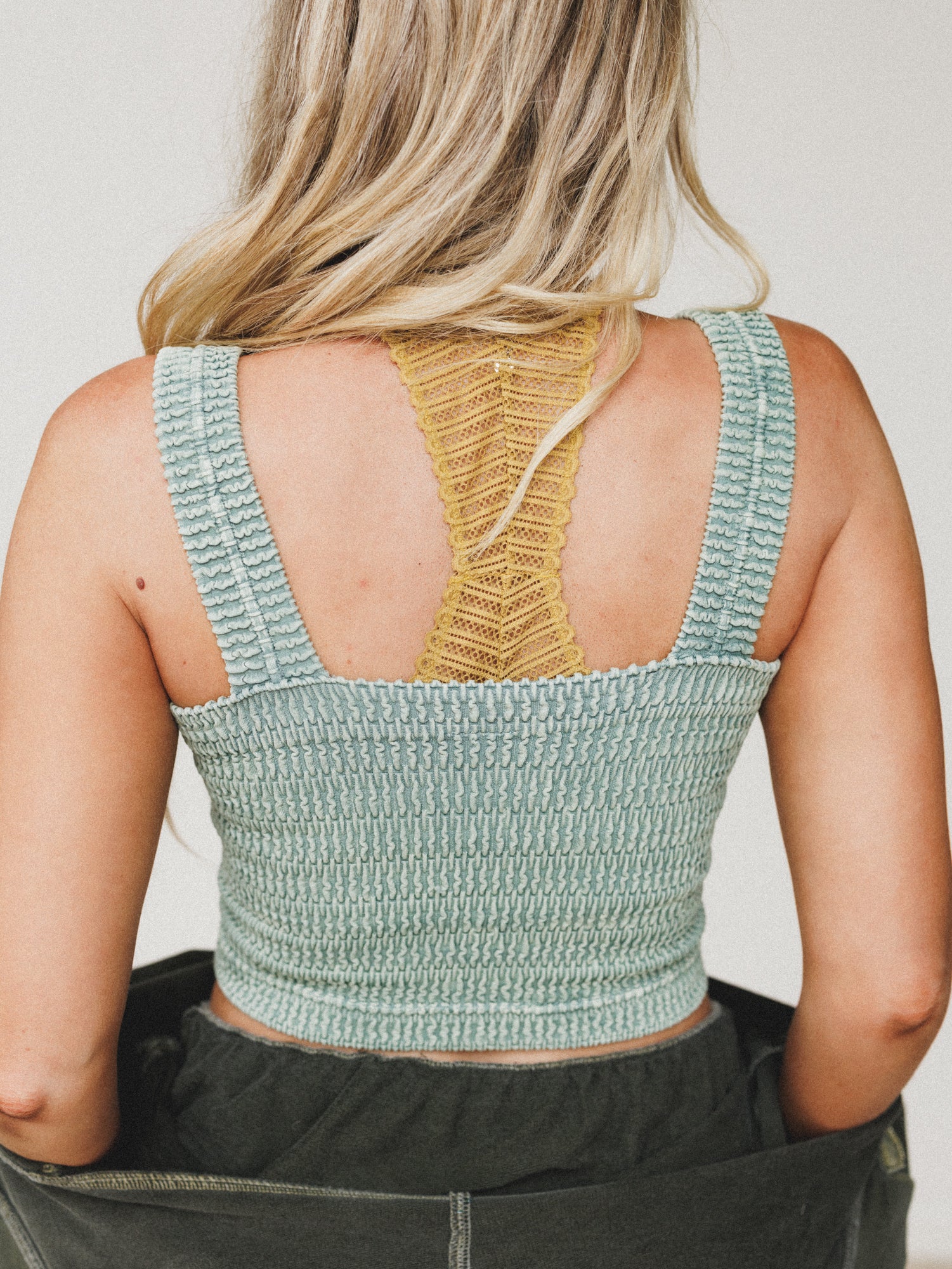 Veronica Brami Top - Light Olive - Image 3