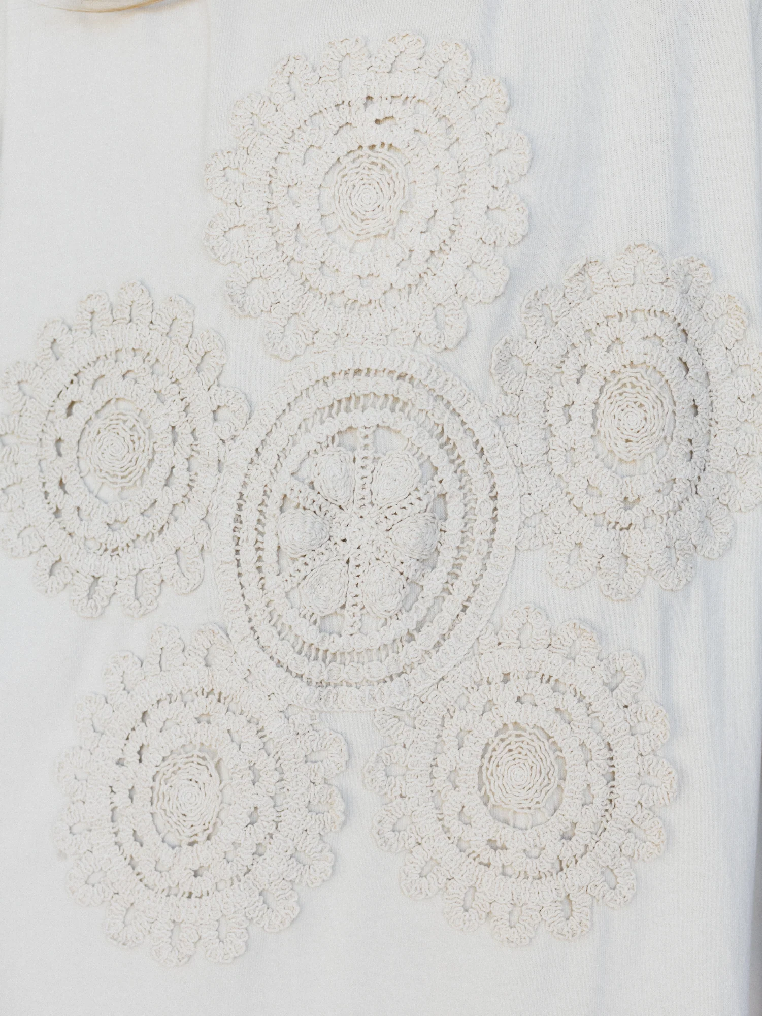 Vintage Flower Dress  - Natural - Image 3