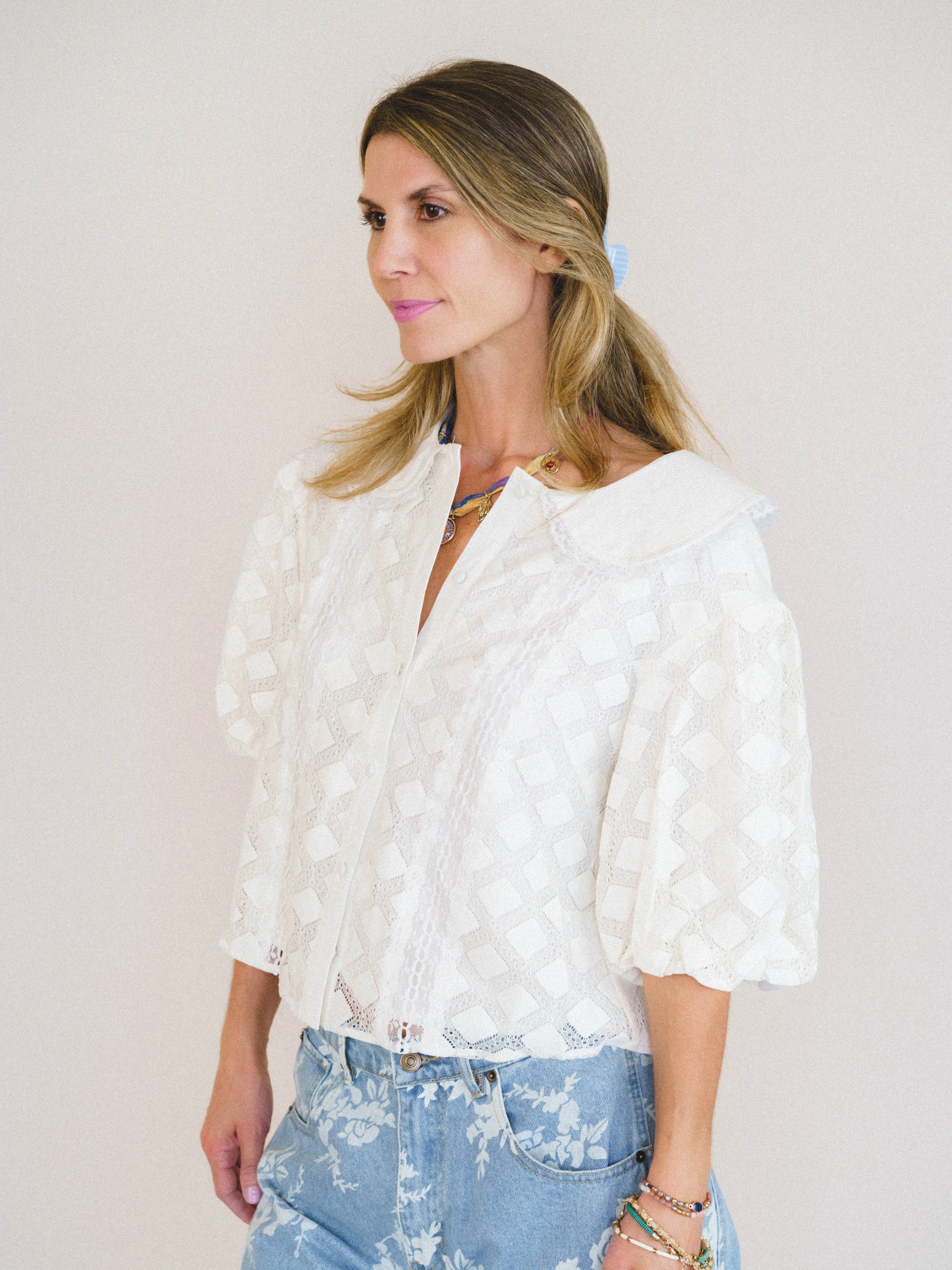 Vintage Treasures Blouse - Cream - Image 5