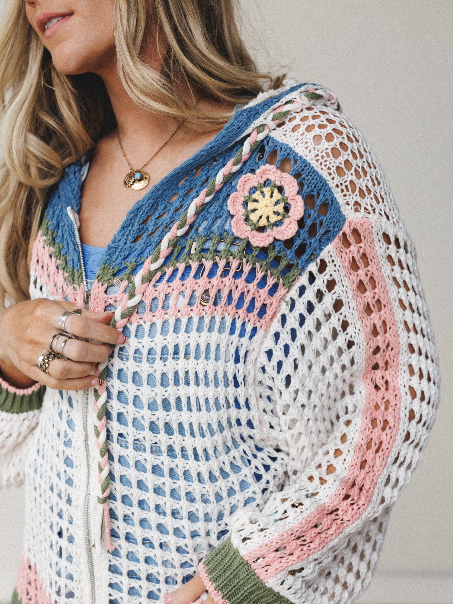 Walking On Sunshine Jacket - Ivory - Image 3