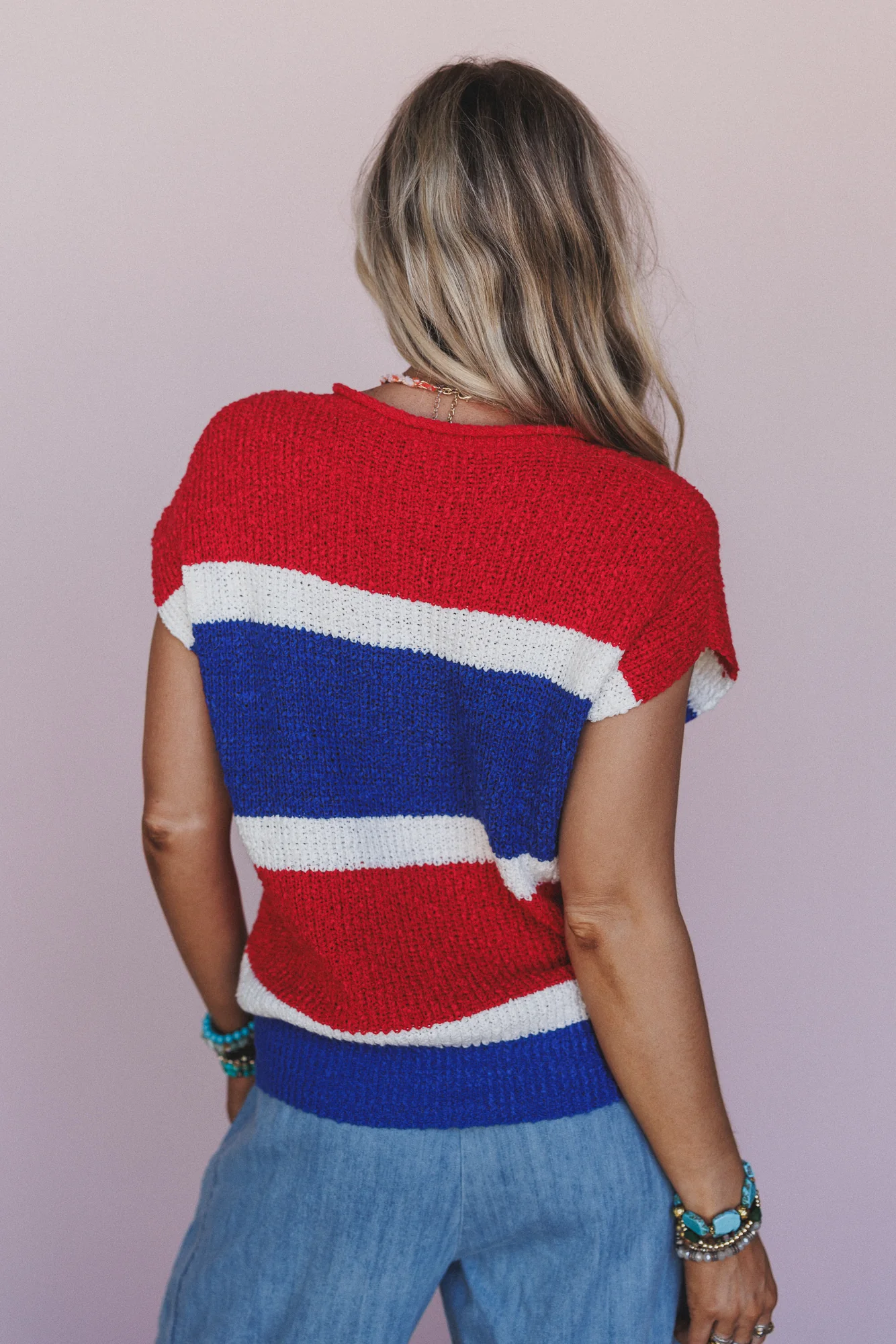 Weekend Escape Sweater Top - Red - Image 5