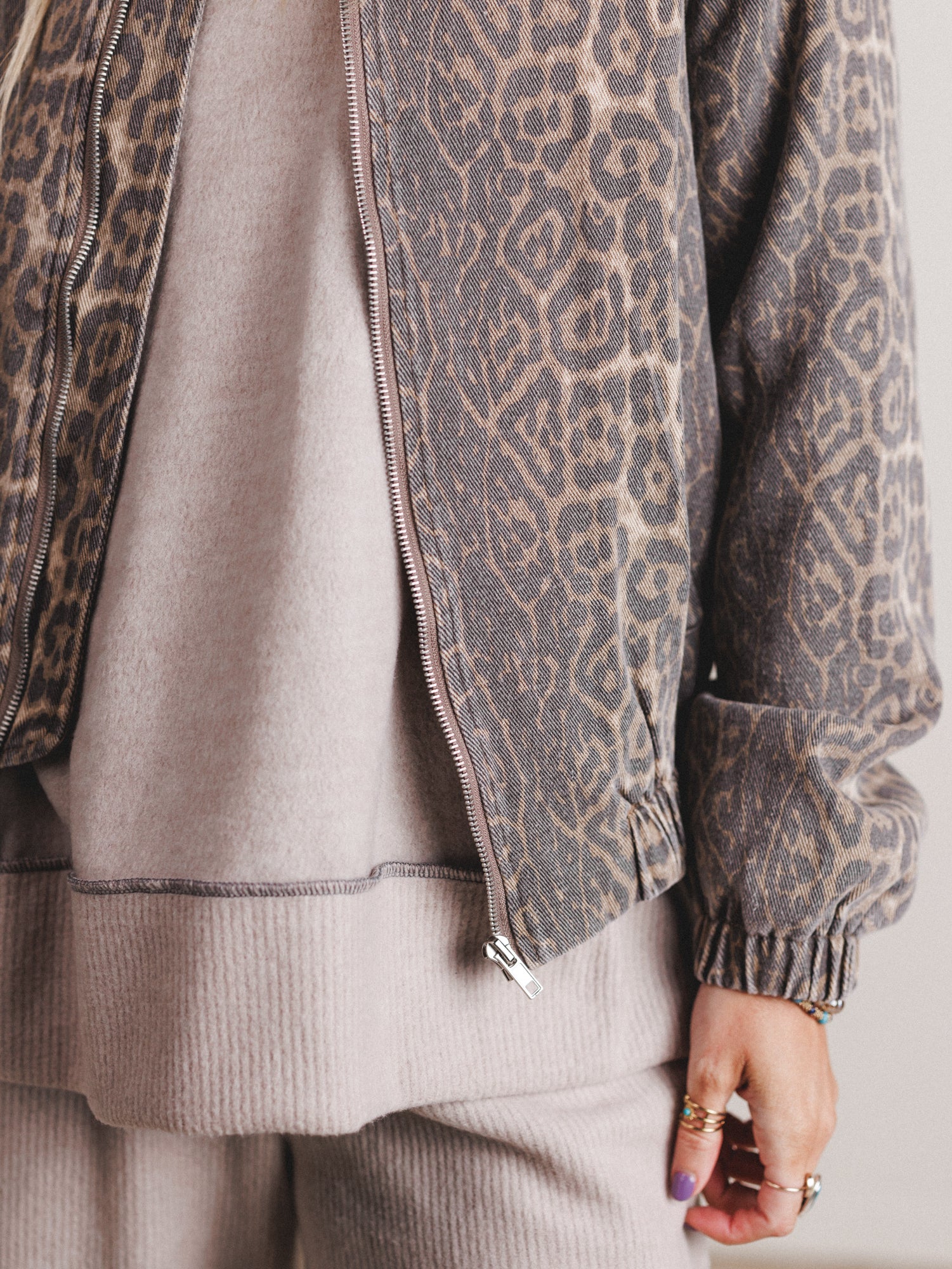 Wild Lover Bomber Jacket - Black - Image 4