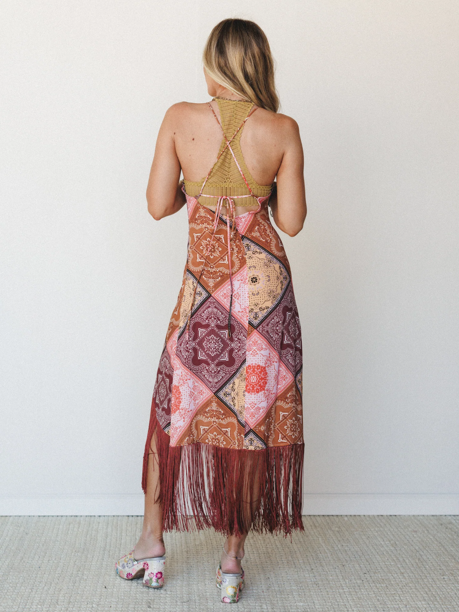 Wild Rose Tassel Dress - Multi - Image 5