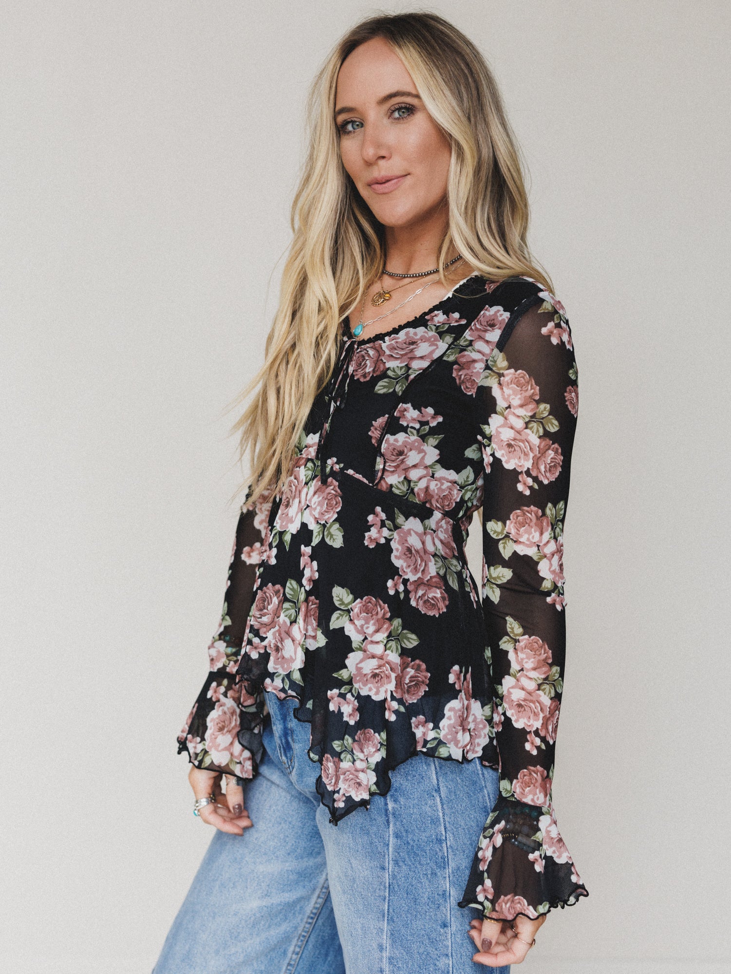 Wild Whisper Top - Black - Pre Order