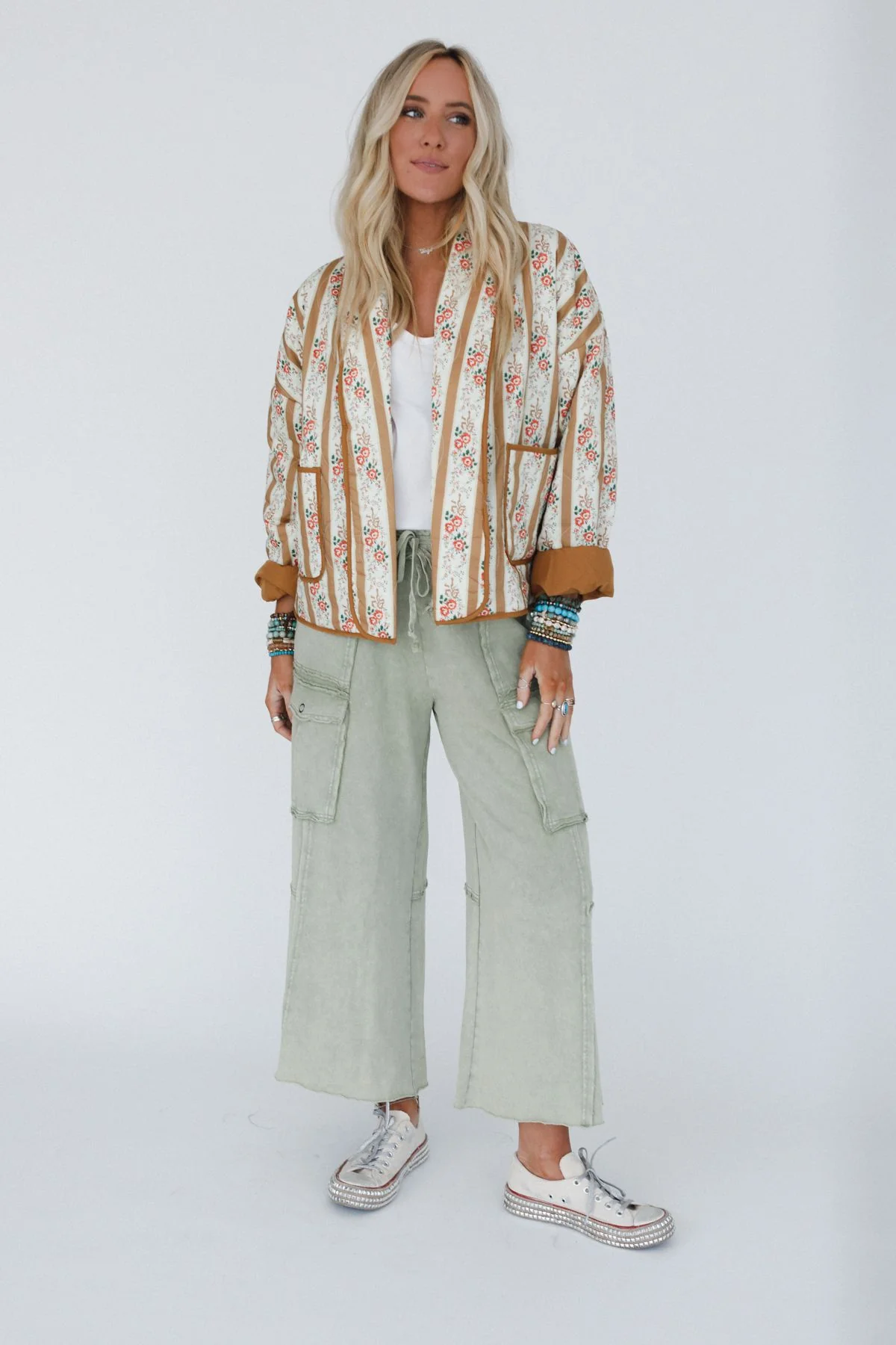 Willow Creek Quilted Jacket - Camel - Image 7