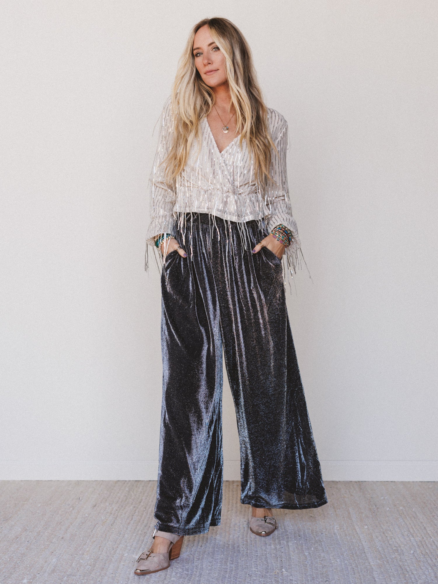 Wistella Top - Silver - Image 6
