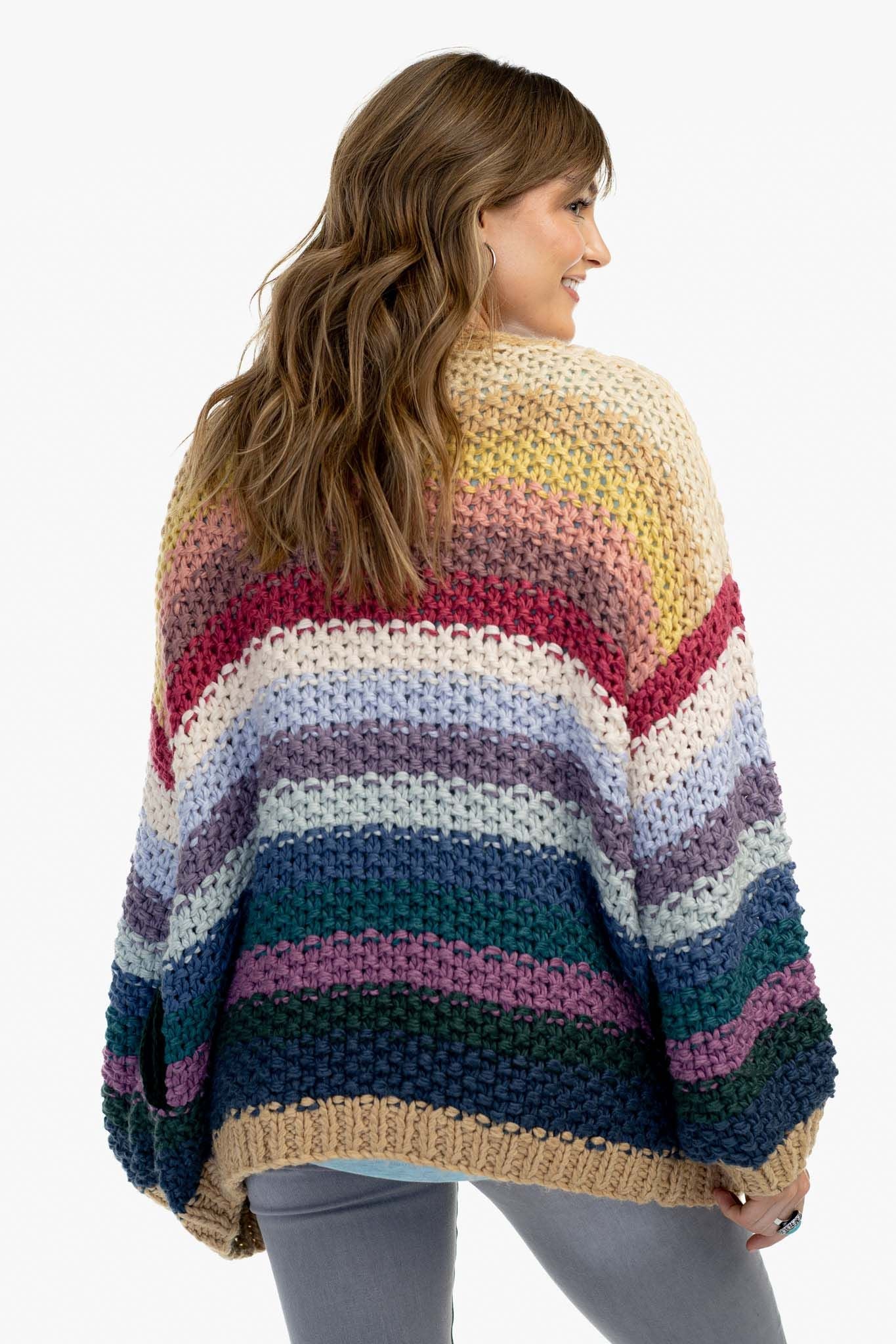 Wrapped up in Color Knit Cardigan - Neutral - Image 6